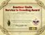 Boy Scout Square Knot Badge Certificate